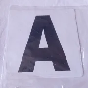 Ersatzaufkleber für Dressurbuchstaben